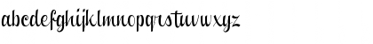 Download Clipper Script Fat (Personal Use) Regular Font Lowercase Preview