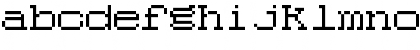 Download Code 8x8 Regular Font Lowercase Preview
