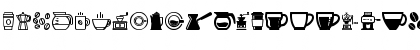 Download coffee icons Regular Font Lowercase Preview