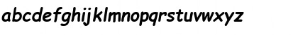 Download Comic Sans MS Bold Italic Font Lowercase Preview