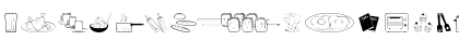 Download Cooking Set Regular Font Lowercase Preview