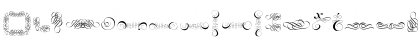 Download Cornucopia of Ornaments Regular Font Lowercase Preview