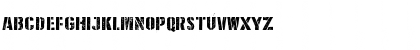Download D Day Stencil Regular Font Lowercase Preview