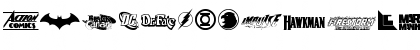 Download DC Comics Regular Font Lowercase Preview