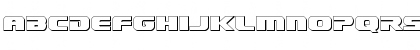 Download Dekaranger 3D Regular Font Lowercase Preview