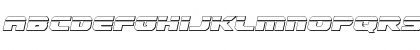 Download Dekaranger Bullet Italic Italic Font Lowercase Preview