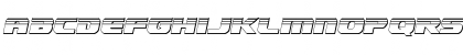 Download Dekaranger Chrome Italic Italic Font Lowercase Preview