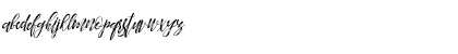 Download Arthands Regular Font Lowercase Preview