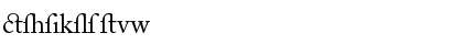 Download Caslon Alternate SSi Roman Font Lowercase Preview