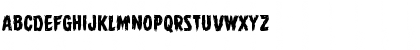Download Dire Wolf Staggered Regular Font Lowercase Preview