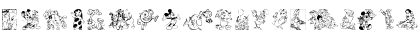 Download Disney family 1 Regular Font Lowercase Preview