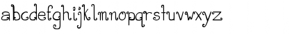 Download DJB CURLIE WURLIE Regular Font Lowercase Preview