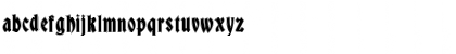 Download DS Bradley Contour Regular Font Lowercase Preview