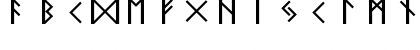 Download Elder Futhark Regular Font Lowercase Preview