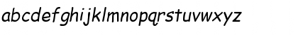 Download EMcomic-Italic Italic Font Lowercase Preview