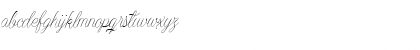 Download Encina Script 2 PERSONAL USE Regular Font Lowercase Preview