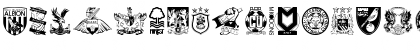 Download English Football Club Badges Regular Font Lowercase Preview