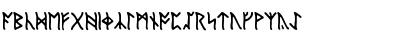 Download English Runic Regular Font Lowercase Preview