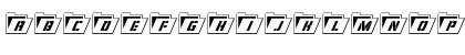 Download Eyes Only Outline Semi-Condensed Italic Outline Semi-Condensed Italic Font Lowercase Preview