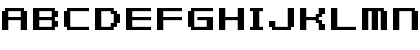 Download F-Zero GBA Text 1 Regular Font Lowercase Preview