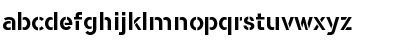 Download Flamante Stencil Medium Font Lowercase Preview