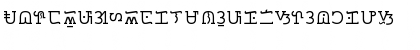 Download Formal Baybayin 2 - Normal Regular Font Lowercase Preview