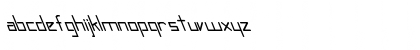 Download FZ DIGITAL 7 LEFTY Normal Font Lowercase Preview