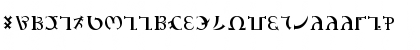 Download GD_Enochian Regular Font Lowercase Preview