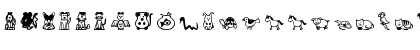 Download Pet Animals Regular Font Lowercase Preview