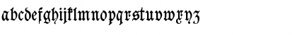 Download Goeschen Fraktur UNZ1A Regular Font Lowercase Preview