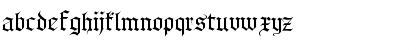 Download Gothenburg Fraktur Alt Regular Font Lowercase Preview
