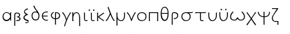 Download Greek Sigismundus Regular Font Lowercase Preview