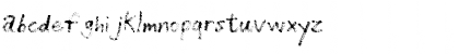 Download Grunge Handwriting Regular Font Lowercase Preview