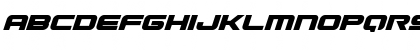 Download Gunship Bold Italic Bold Italic Font Lowercase Preview