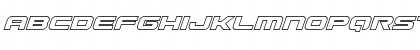 Download Gunship Outline Italic Outline Italic Font Lowercase Preview