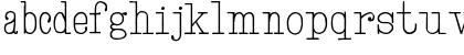 Download Hand TypeWriter Regular Font Lowercase Preview