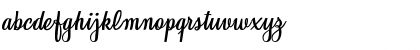 Download Honeymoon Regular Font Lowercase Preview
