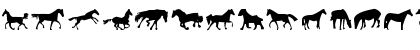 Download Horses 1 Regular Font Lowercase Preview