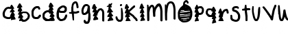 Download its beginning to look a lot like christmas Regular Font Lowercase Preview