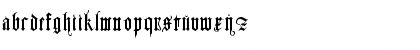 Download JGJ D&#56690 Gothic Regular Font Lowercase Preview
