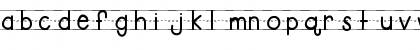 Download KBFirstGradeLines Medium Font Lowercase Preview