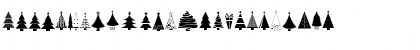 Download KG Christmas Trees Regular Font Lowercase Preview