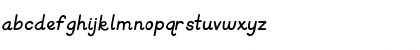 Download KG Primary Italics Regular Font Lowercase Preview