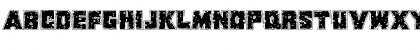 Download King Commando Riddled Regular Font Lowercase Preview
