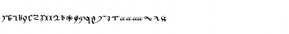 Download Litterae Ignotae Medium Font Lowercase Preview