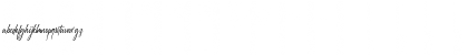 Download Augustinne demo Regular Font Lowercase Preview