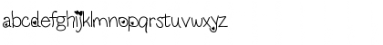 Download LoveNess Medium Font Lowercase Preview