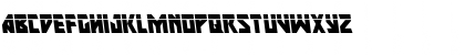 Download Major Force Laser Leftalic Italic Font Lowercase Preview