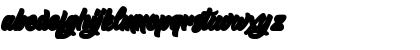 Download Master of Comics Back Personal Regular Font Lowercase Preview