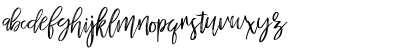Download mellony dry brush Regular Font Lowercase Preview